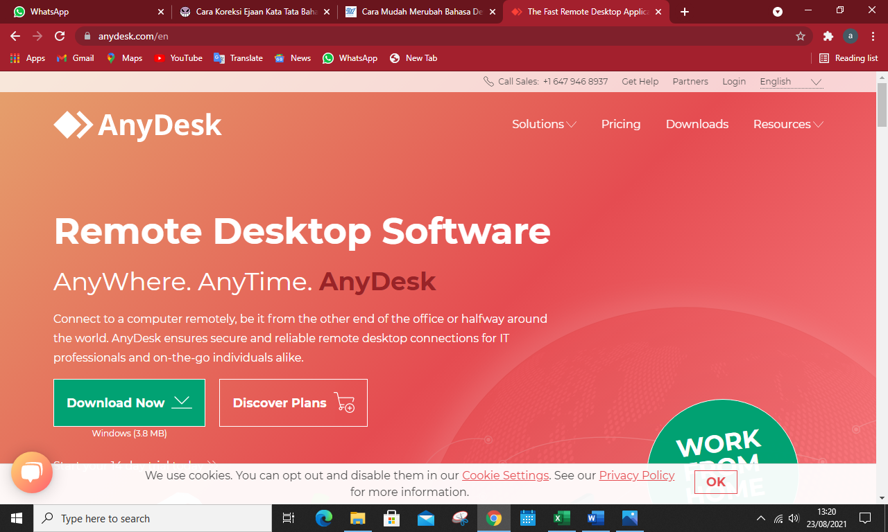 anydesk install in windows 10