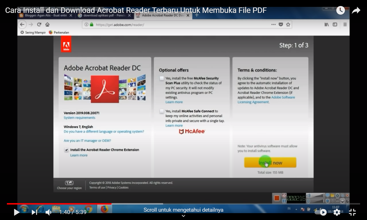 Cara Install Adobe Acrobat Reader Di Laptop Dengan Mudah