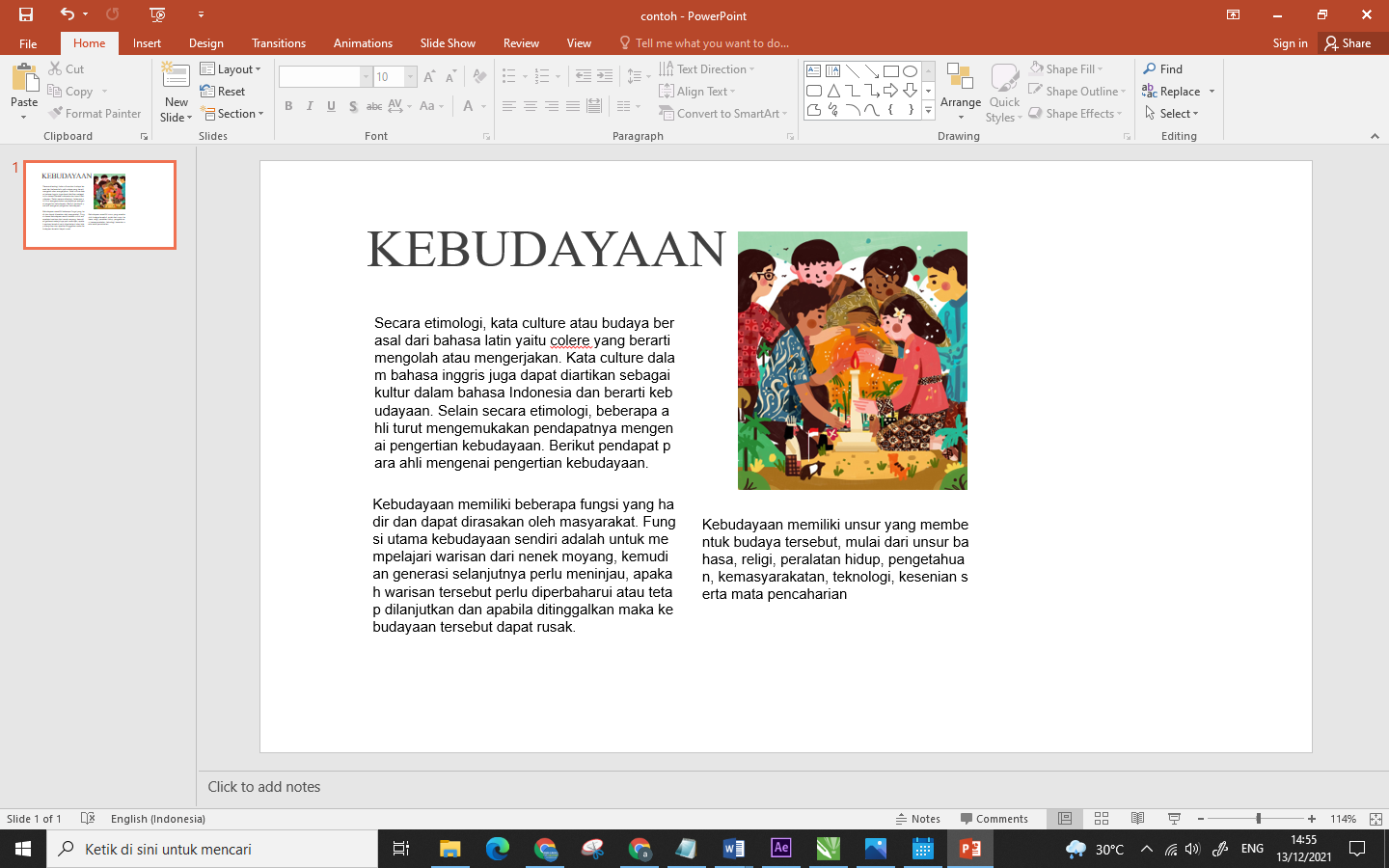 Cara merapikan kata yang berantakan di paragraf powerpoint